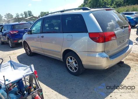 2004 Toyota Sienna Le из США, поврежденный, VIN 5TDBA23C04S016144